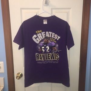 Baltimore Ravens Ray Lewis Retirement Shirt